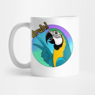 Bruh! Blue and Gold Macaw Mug